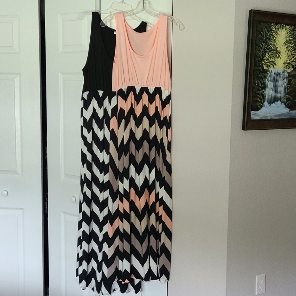 2 maxi dresses junior sz 15/16 XL